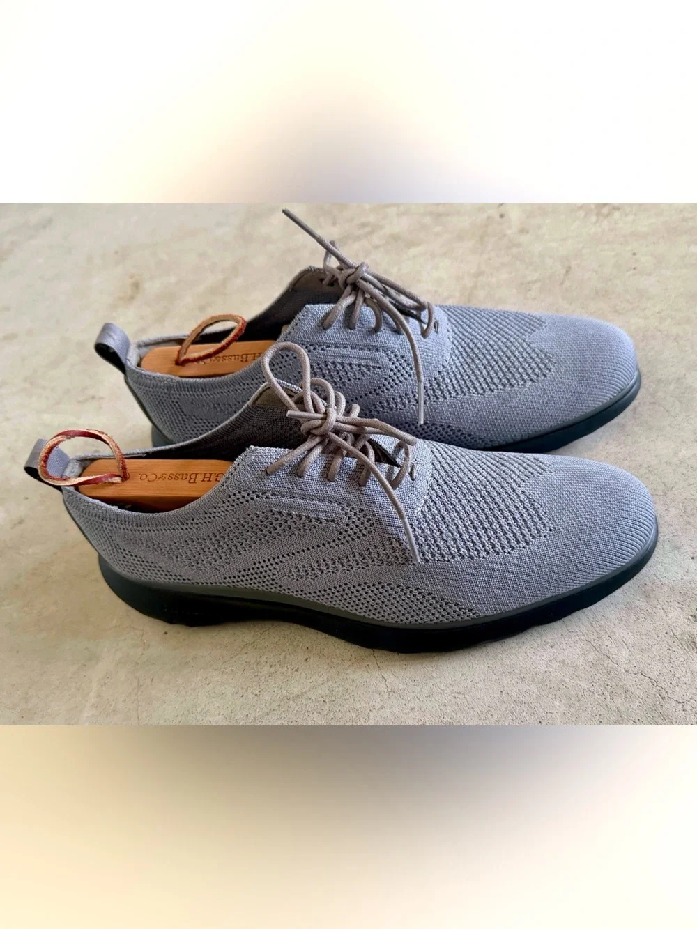 NWOT Cole Haan Men’s 3.Zerogrand Stitchlite Wingtip Oxford Gray C29295